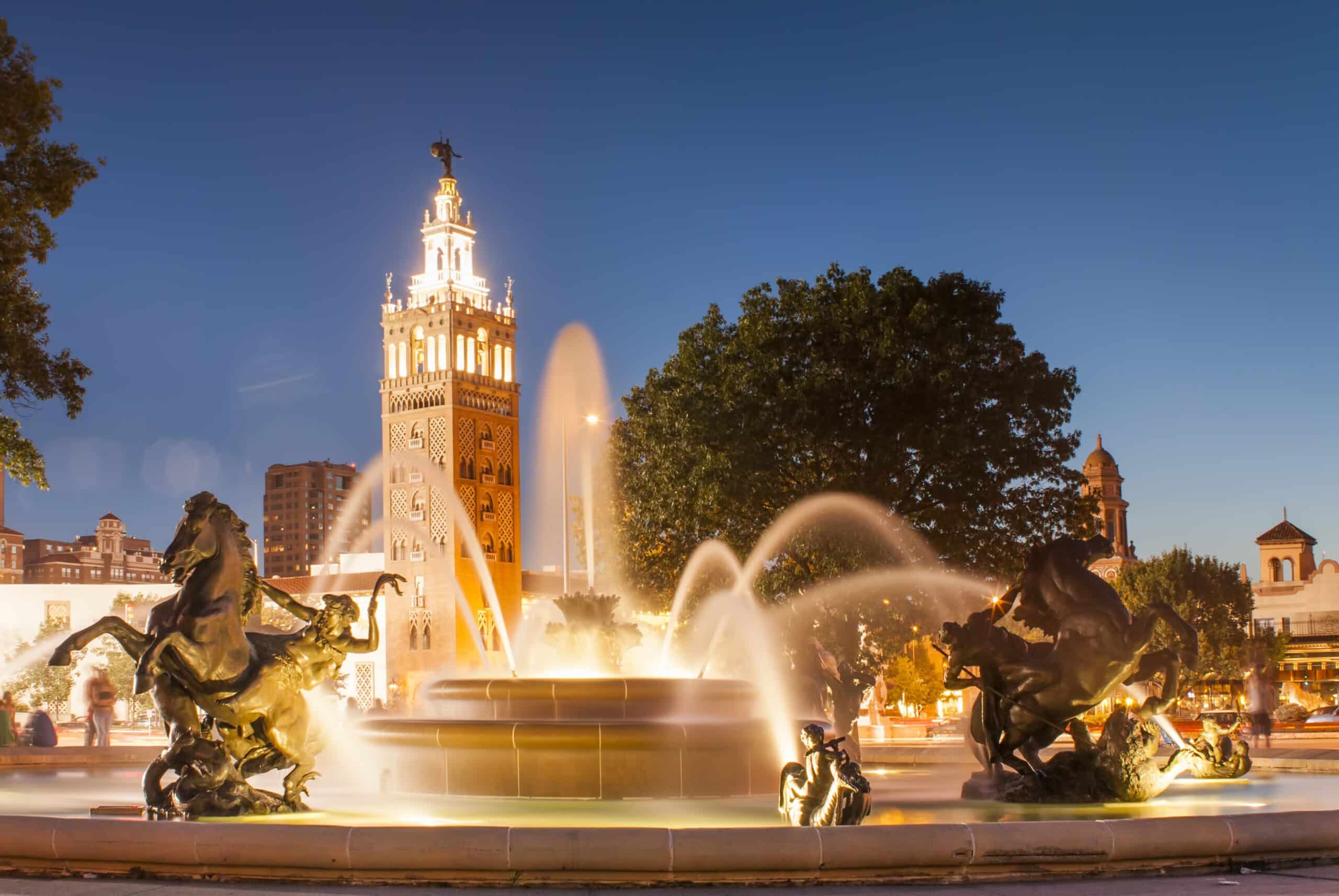 Downtown Kansas City MO Fountain
